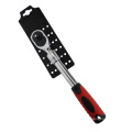 1/2 &quot;Extensible Drop forjado y liberación rápida Ratchet Socket Wrench con doble color TPR manejar